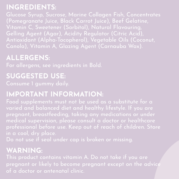 HYDROLYSED MARINE COLLAGEN GUMMIES